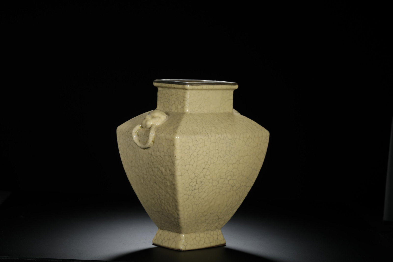 Ge Ware Beast-Handled Vase - 5