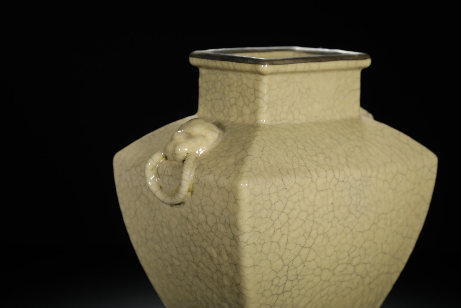 Ge Ware Beast-Handled Vase - 6