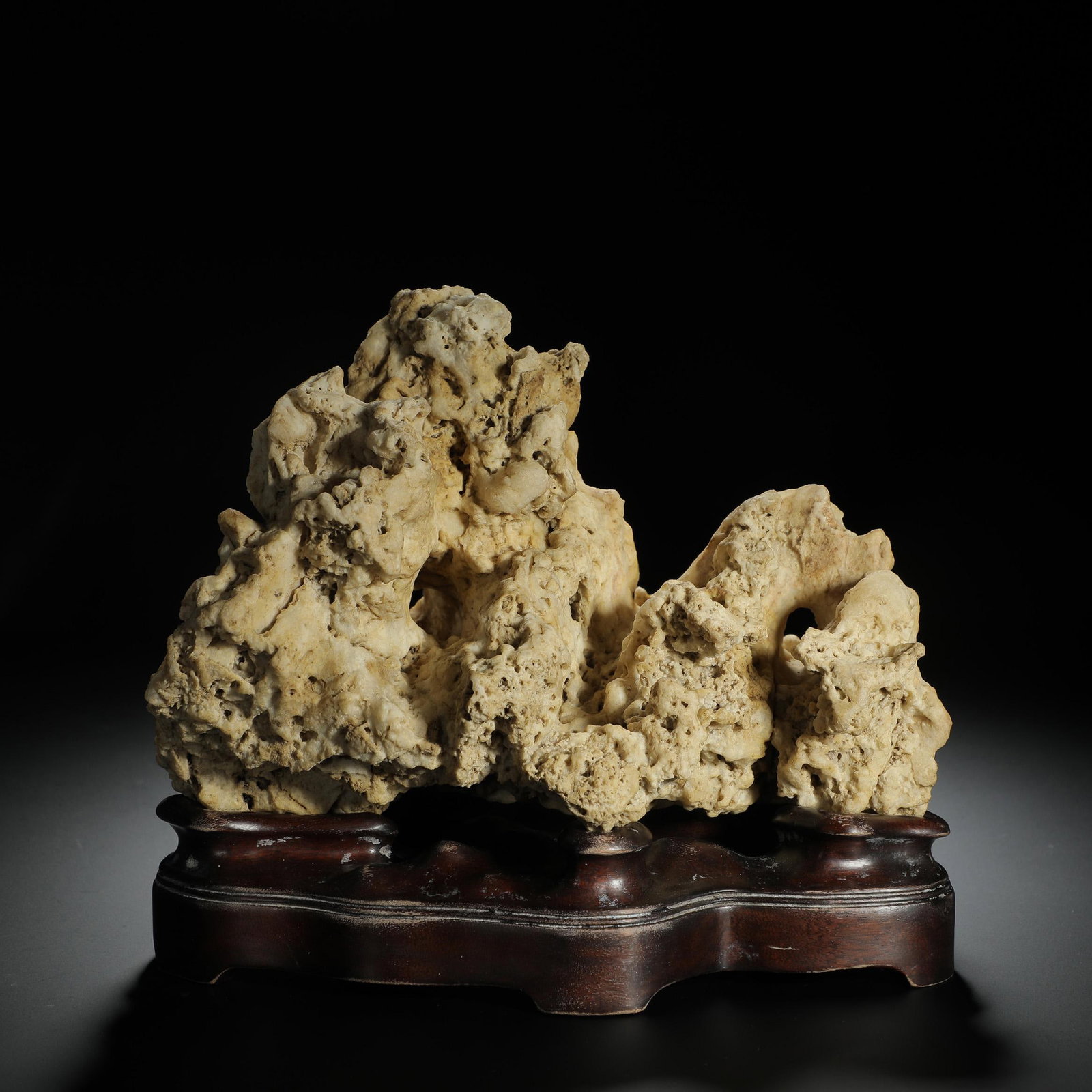 Carved Jade Scholar Rock Ornament: Carved Jade Scholar Rock Ornament. Length:8.58" Width:5.31" Height:5.71"