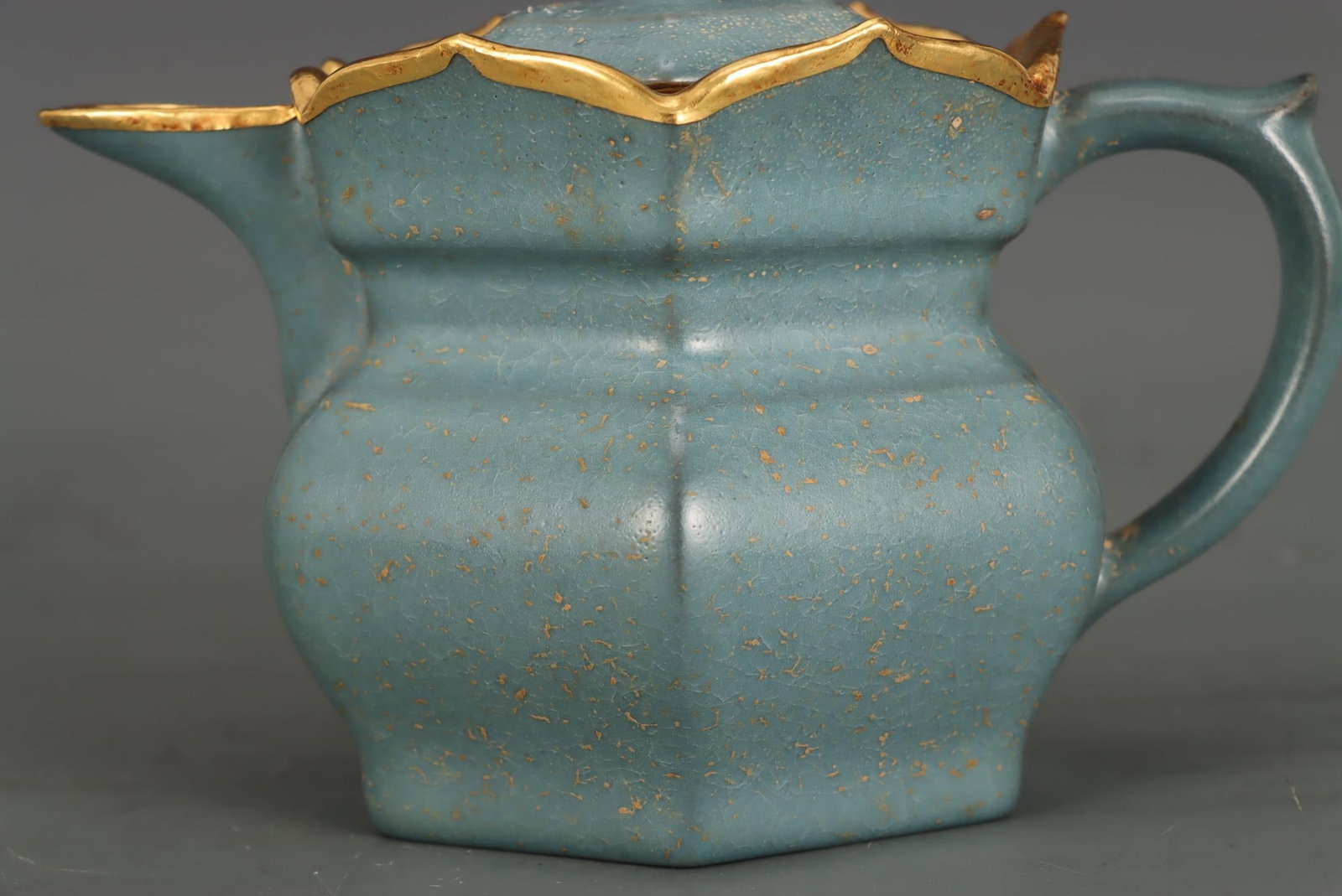A Ru Ware Celadon Monk?s Cap Ewer - 4