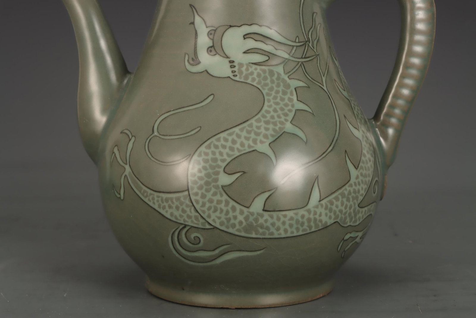 A Goryeo Celadon Ewer - 4