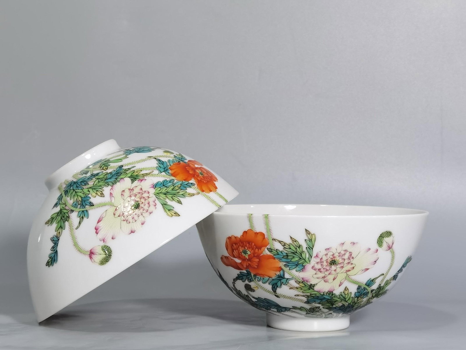 A Enamel Bowl: A Enamel Bowl. Height: 2.68" Width: 5.35"
