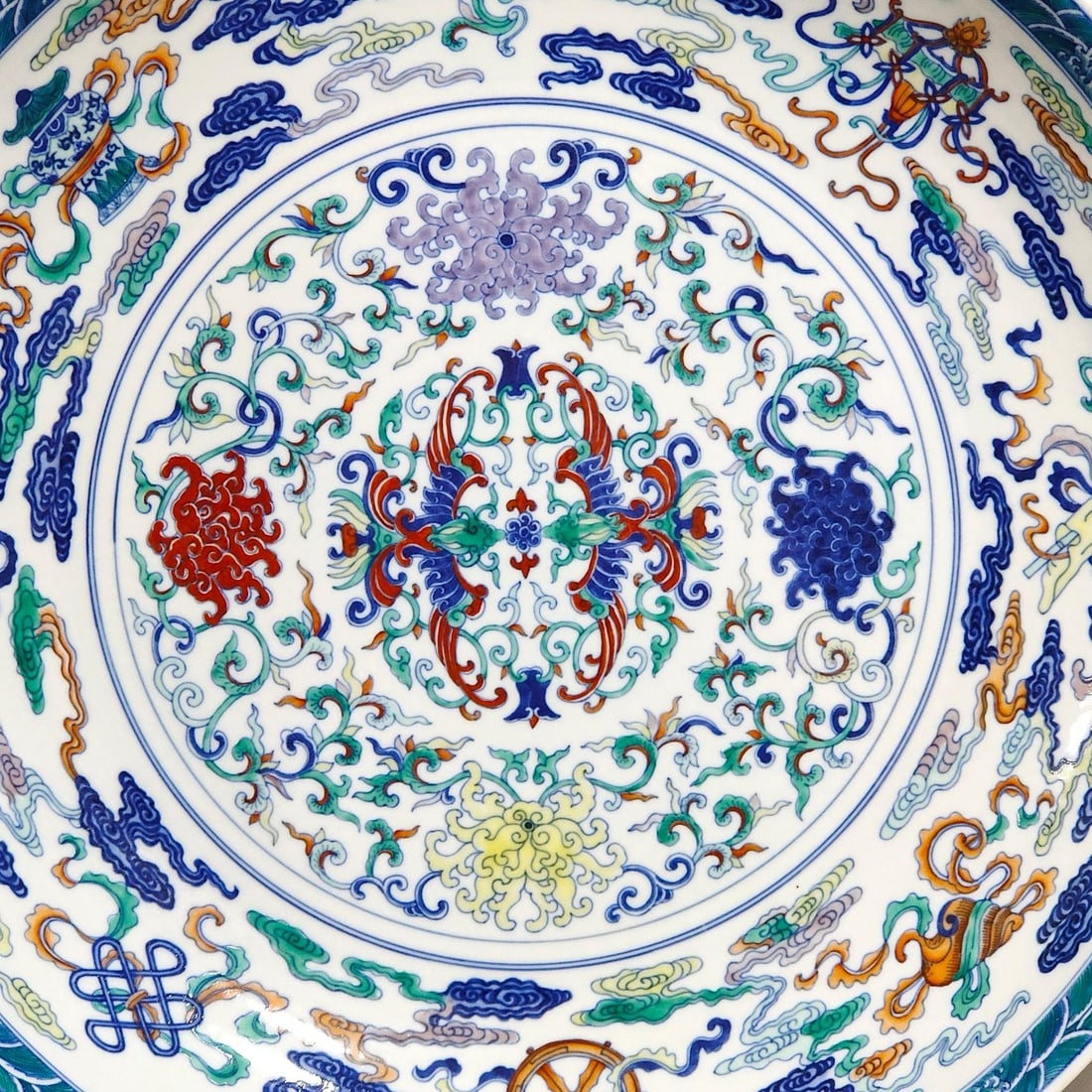 A Doucai Charger - 4