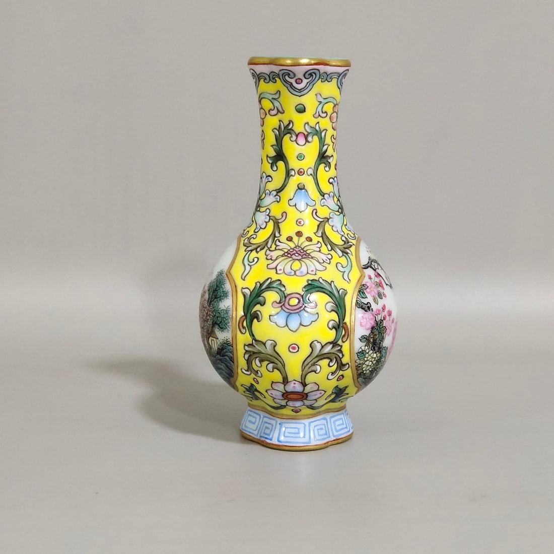 A Enamel Vase - 3