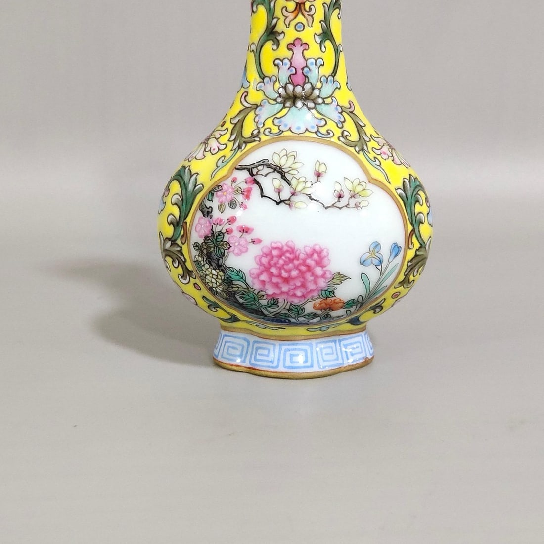 A Enamel Vase - 5