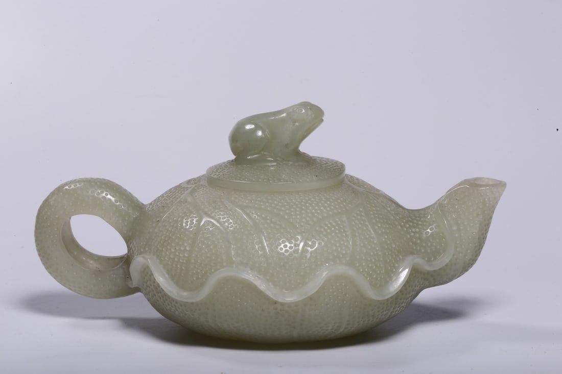 A Hetian Jade Teapot - 3