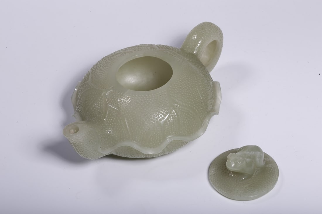 A Hetian Jade Teapot - 7