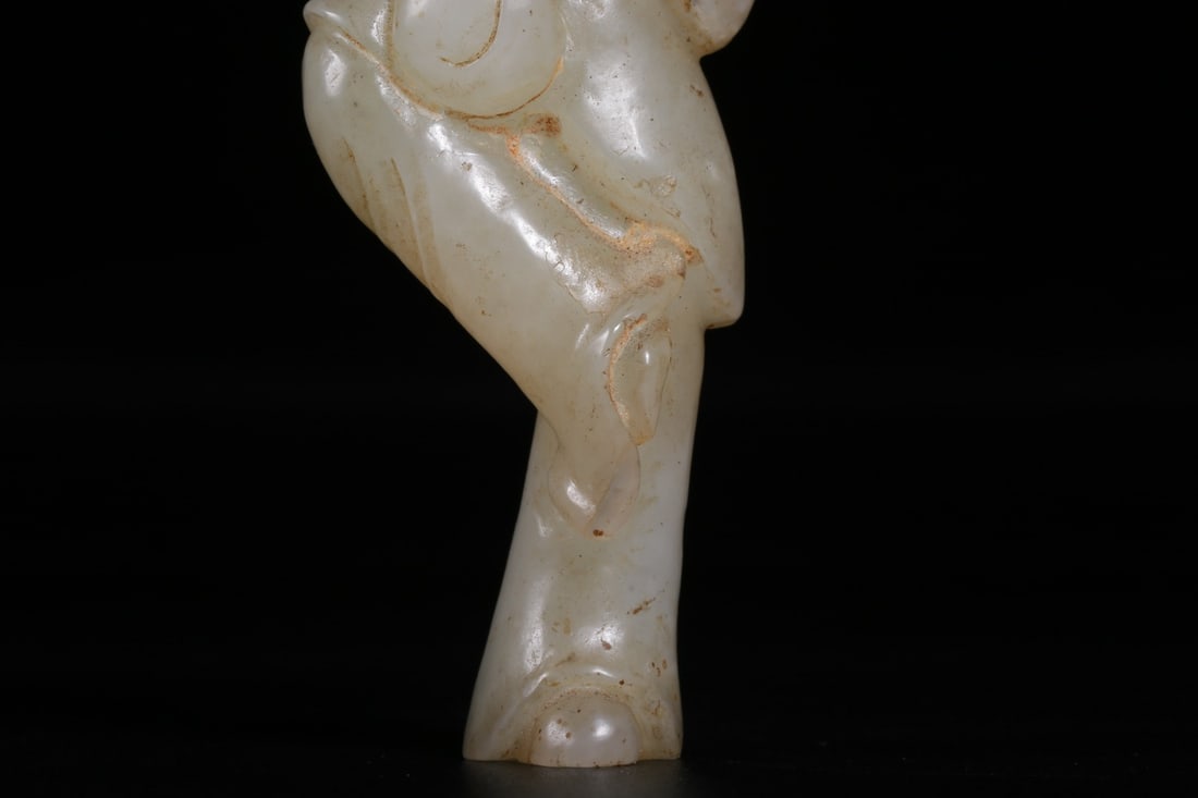 A Hetian Jade Lady Ornament - 3