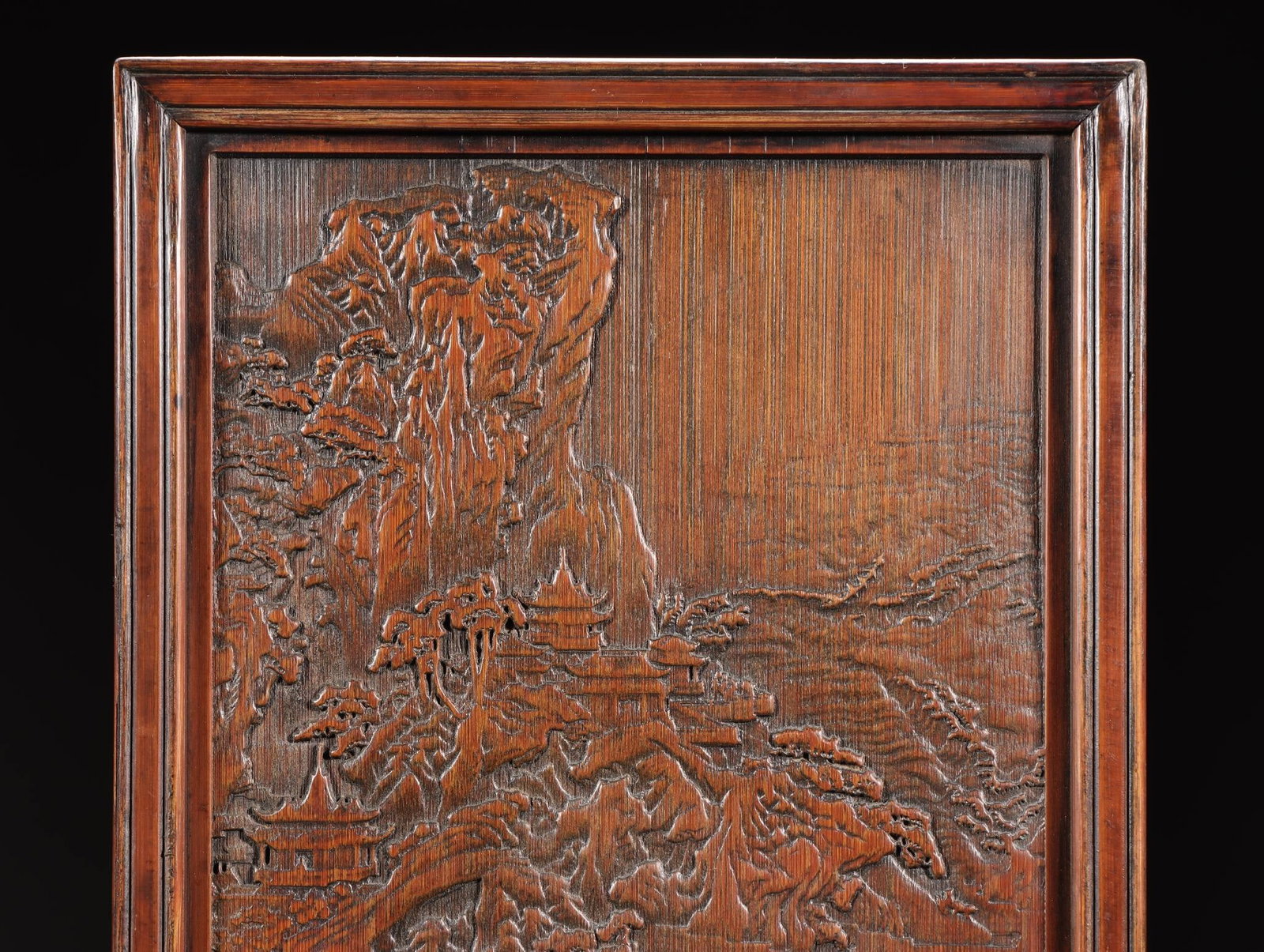 A Bamboo Table Screen - 2