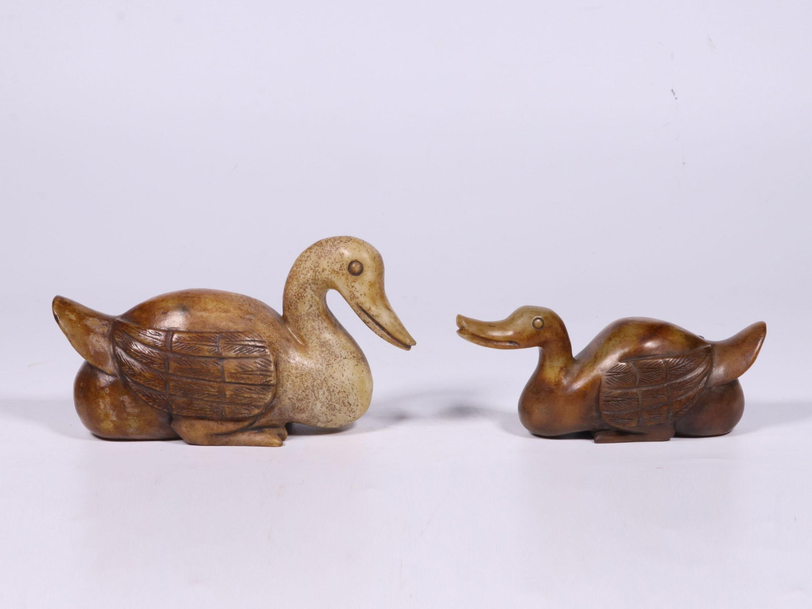 A Pair of Archaic Jade Ducks (1 of 9)