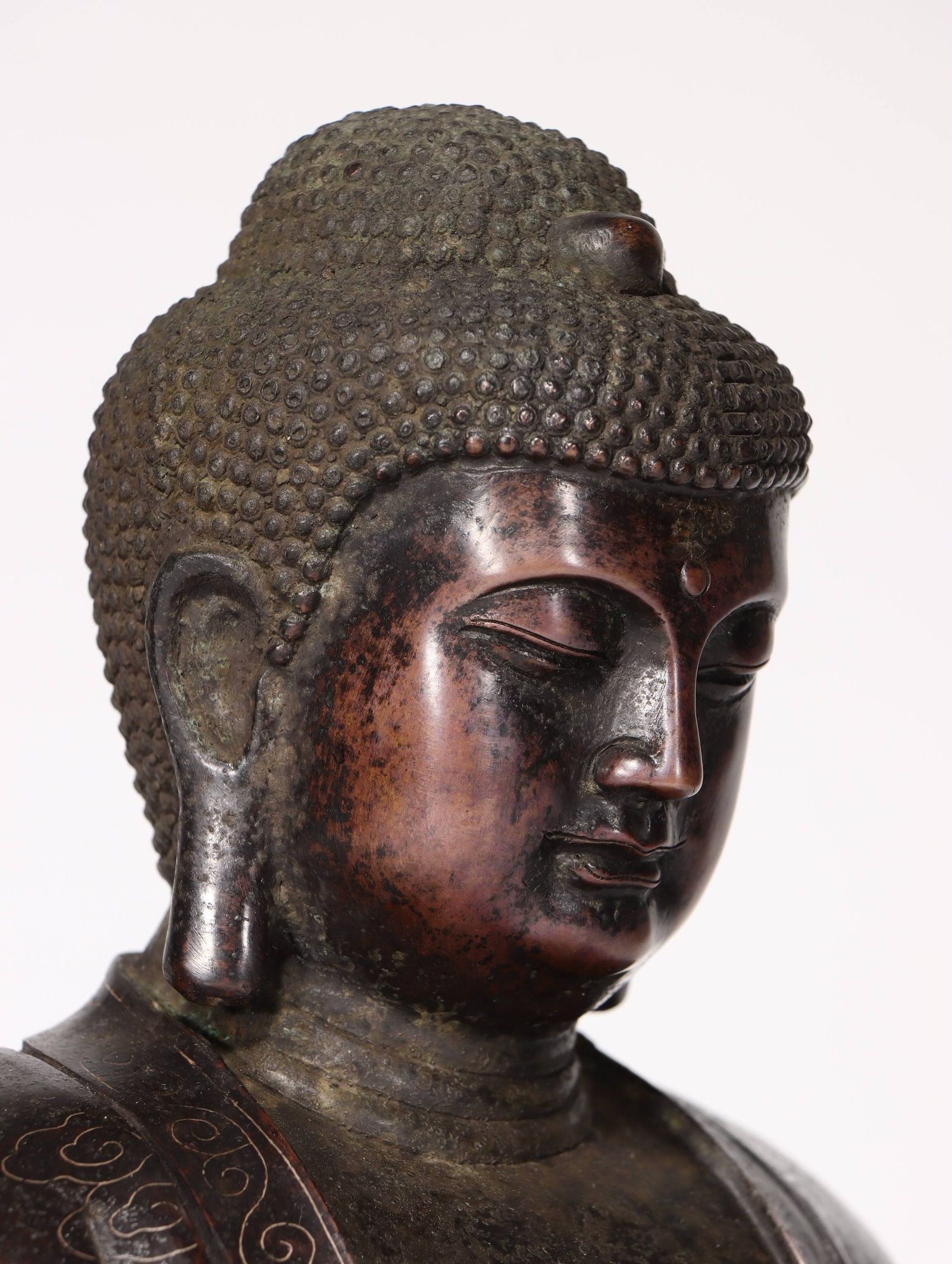 A Bronze Shakyamuni Statue - 7