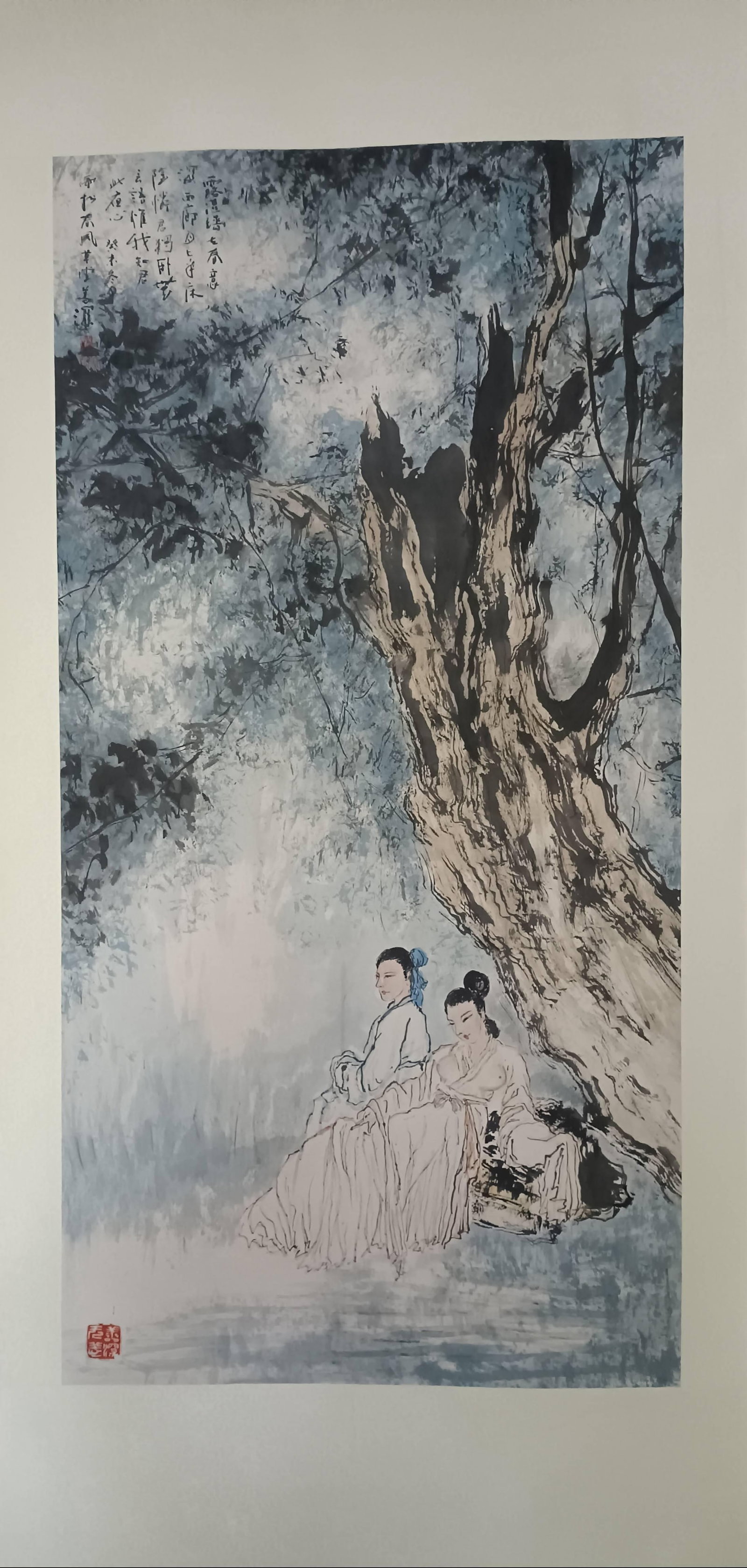 A Hanging Scroll Attributed to Yang Shanshen: A Hanging Scroll Attributed to Yang Shanshen. Dimensions: 53.94" x 26.38".