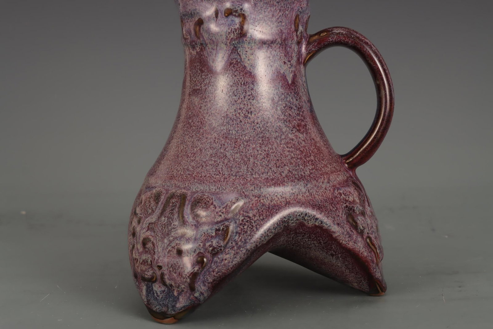 A Jun Ware Purple Glazed Ewer - 3