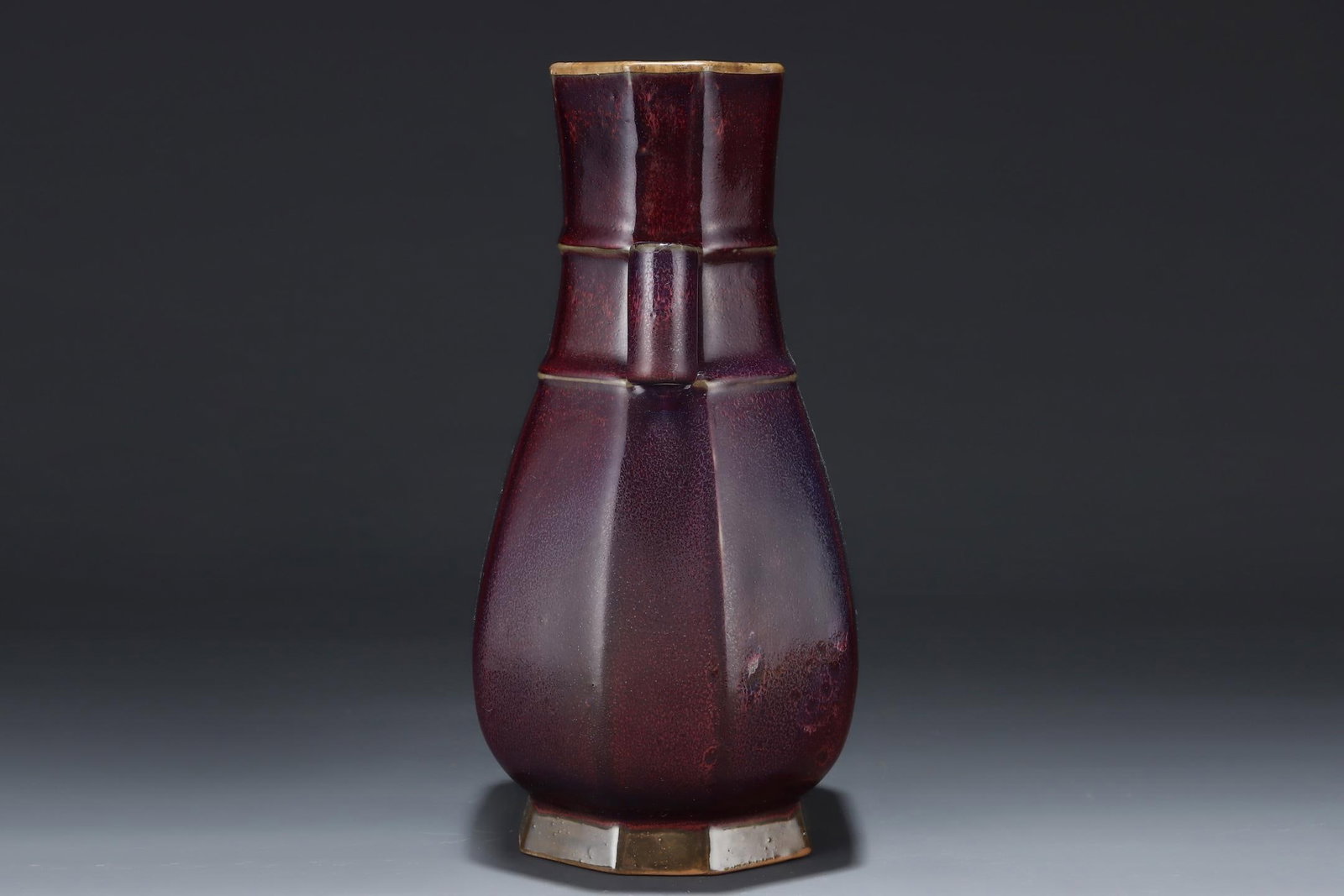 A Jun Ware Purple Glazed Vase - 3