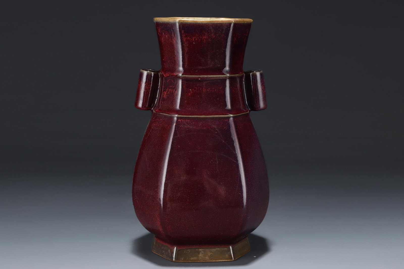 A Jun Ware Purple Glazed Vase - 4