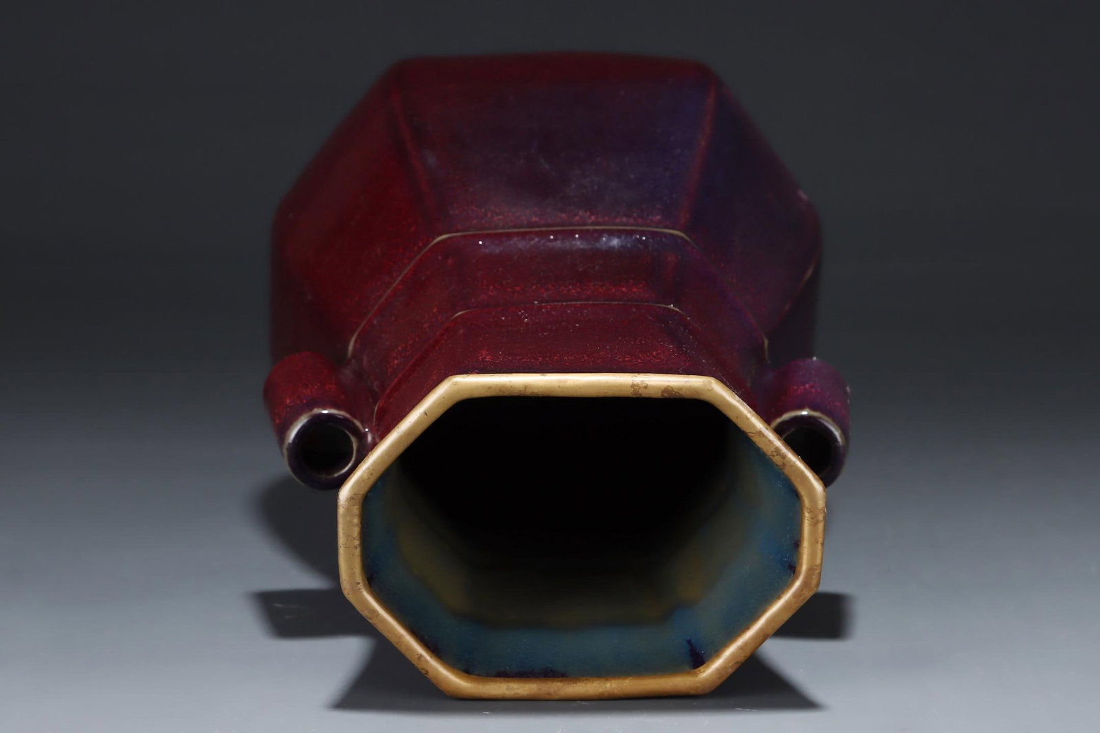 A Jun Ware Purple Glazed Vase - 7