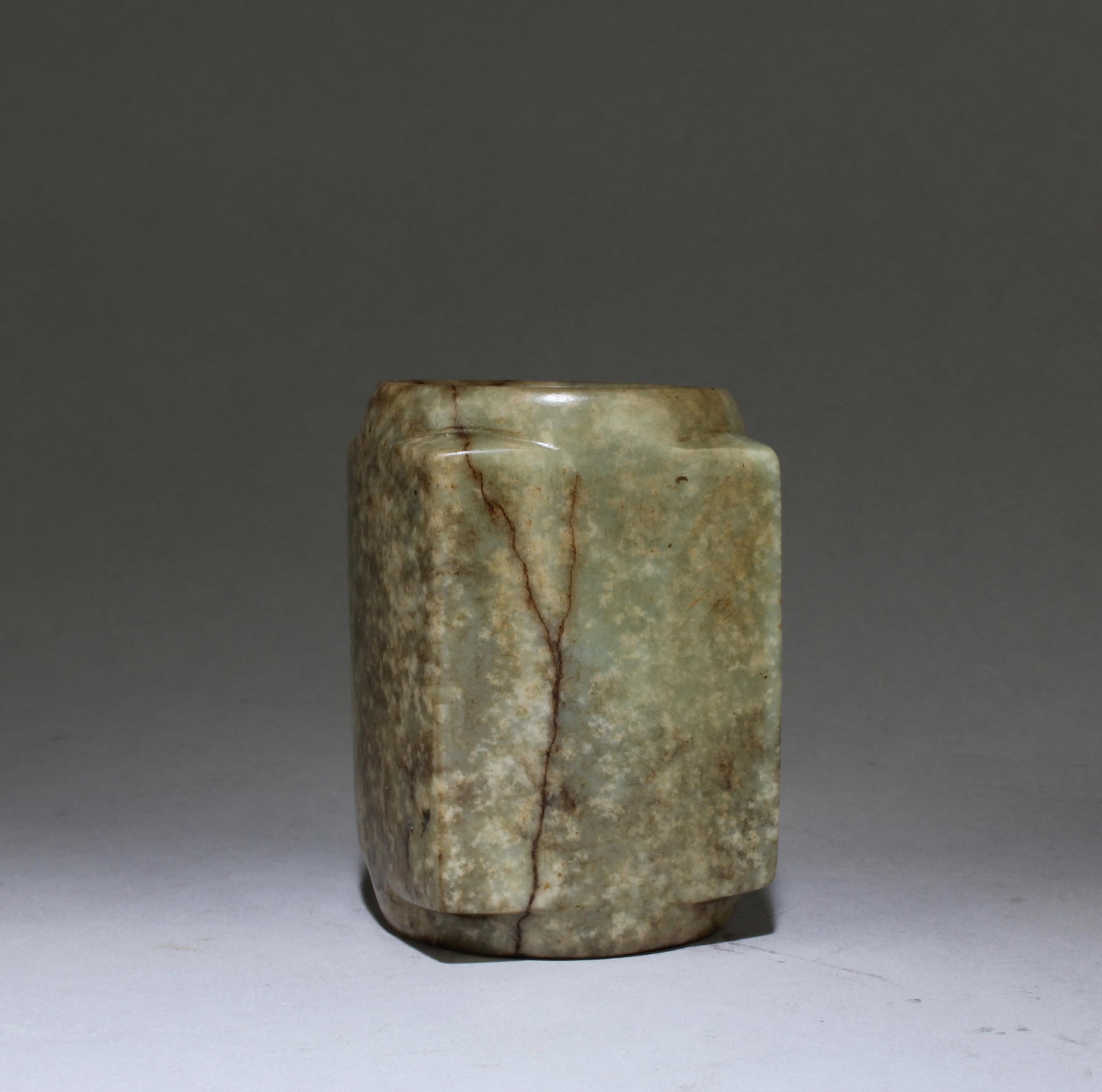 A Carved Jade Cong - 2