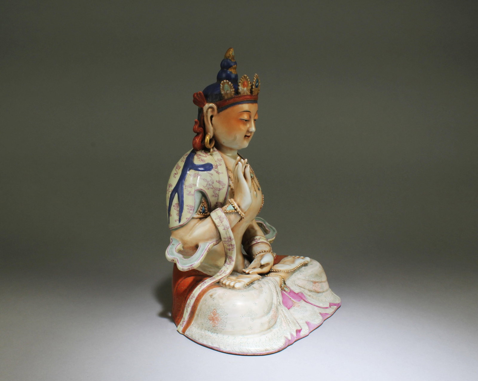 A Seated Buddha Statue - 3