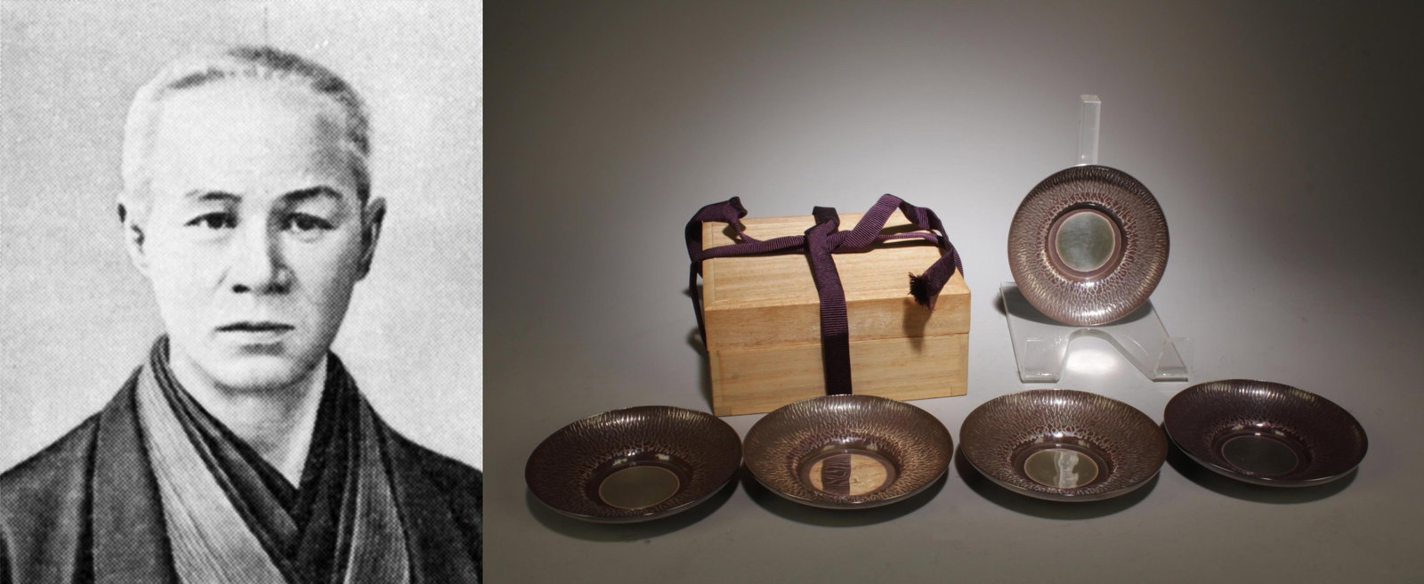 A Set of Five Silver Plates: A Set of Five Silver Plates. Diameter: 3.6".