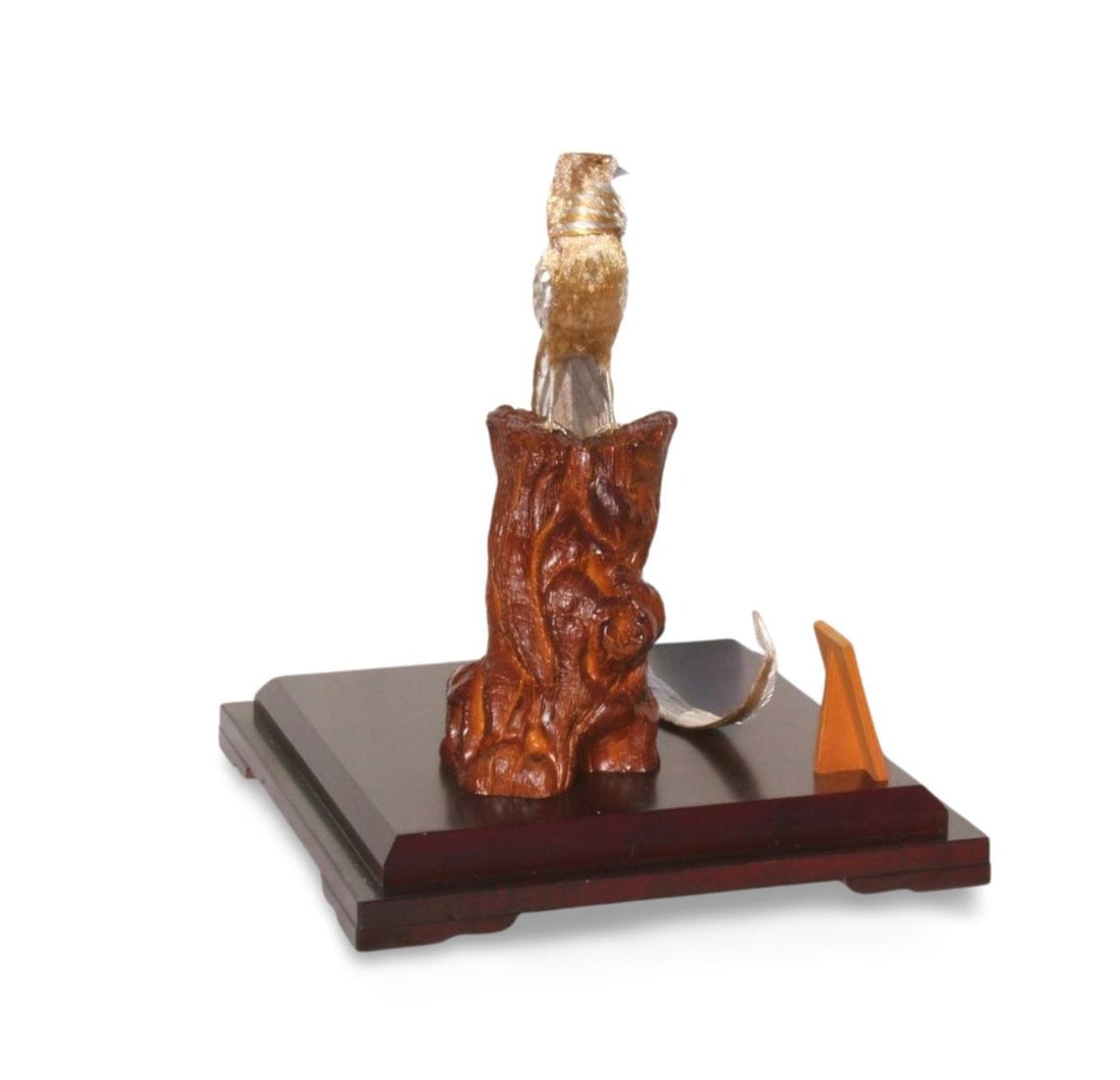 A Silver Bird Ornament - 7