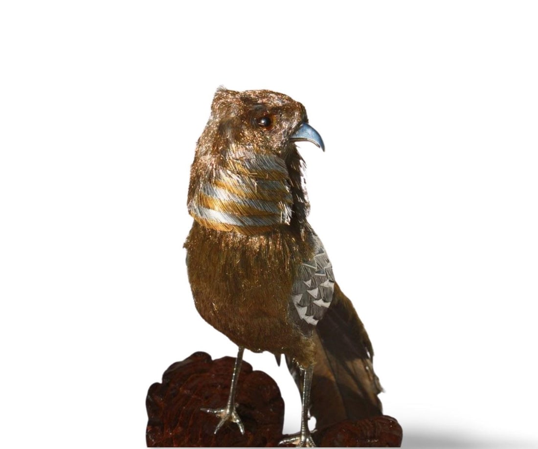 A Silver Bird Ornament - 8