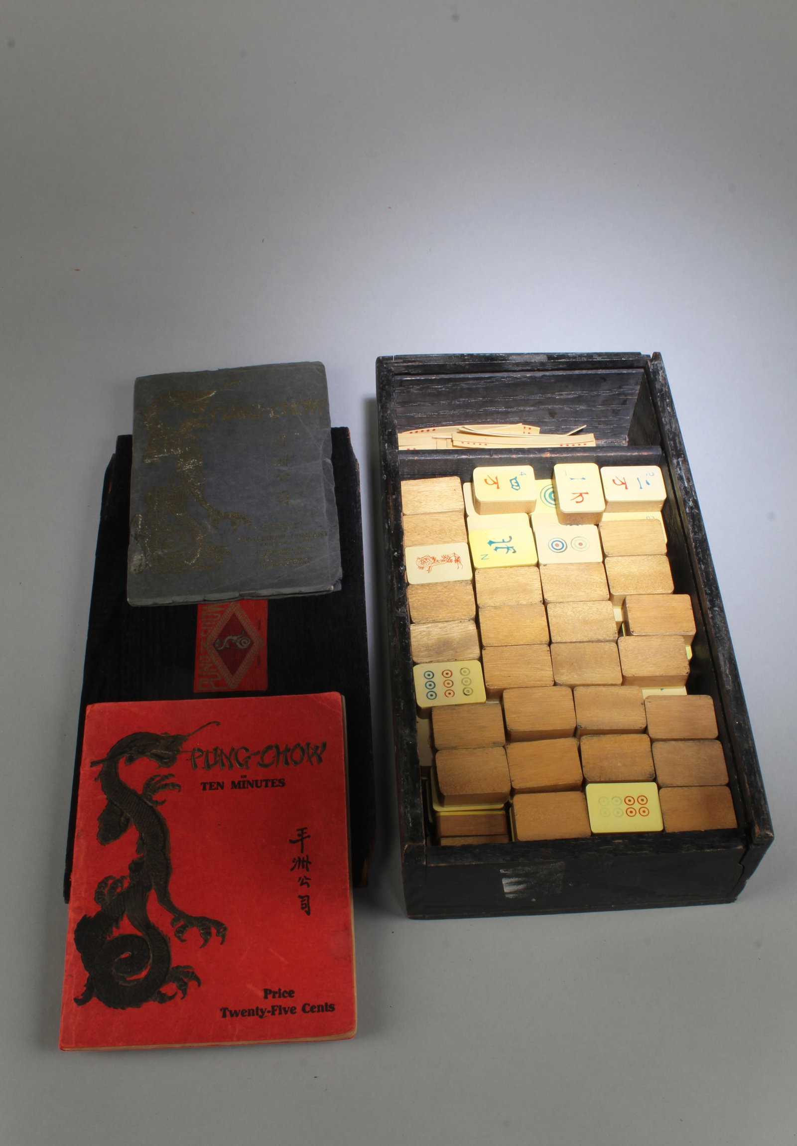 Antique Mahjong Tile Set - 3
