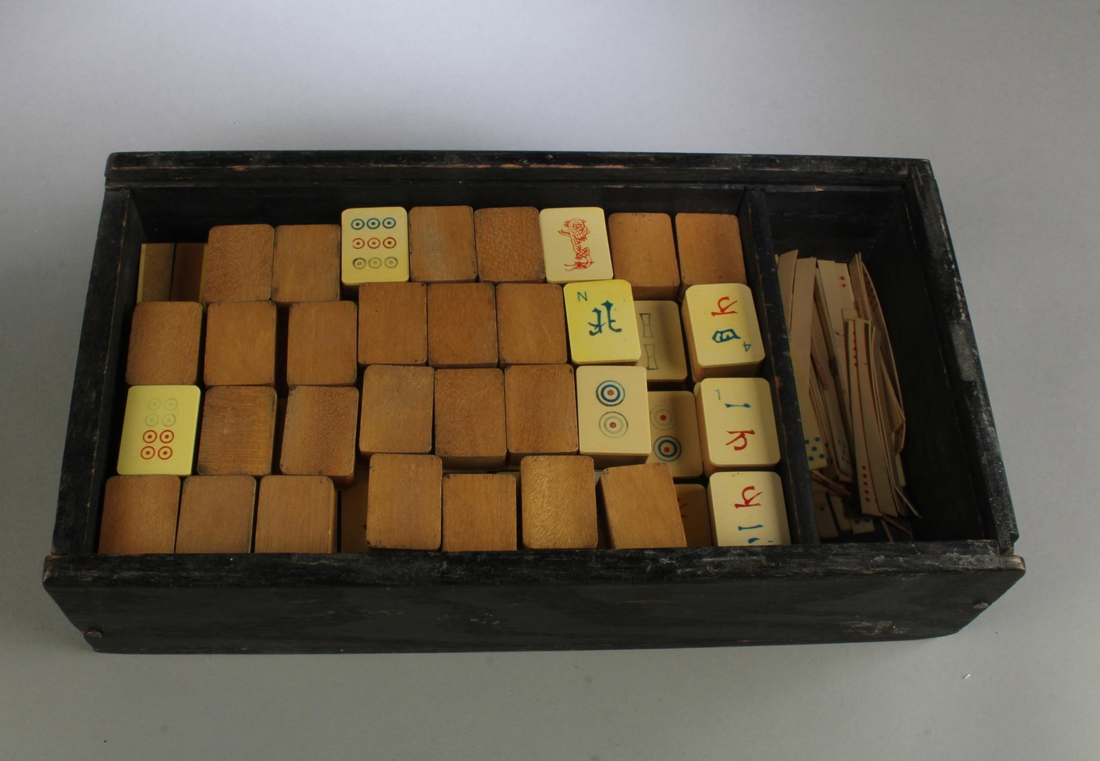 Antique Mahjong Tile Set - 4