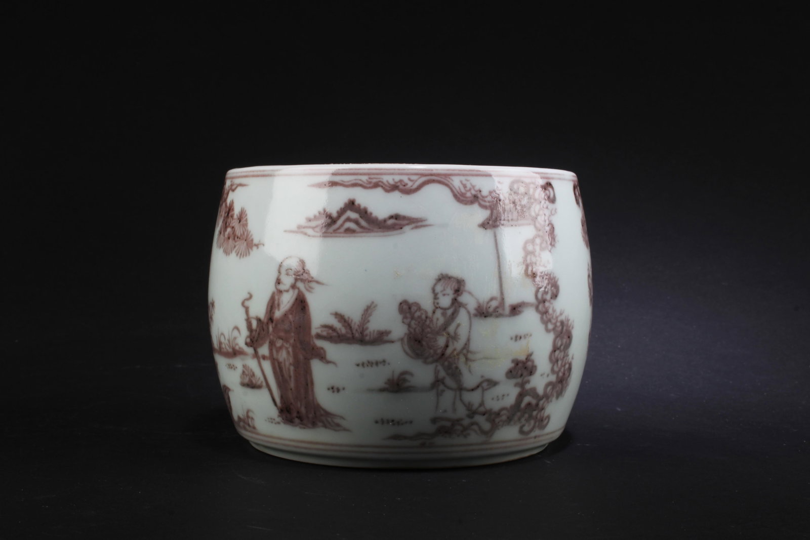 Chinese Iron Red Cricket Container (1 of 7)