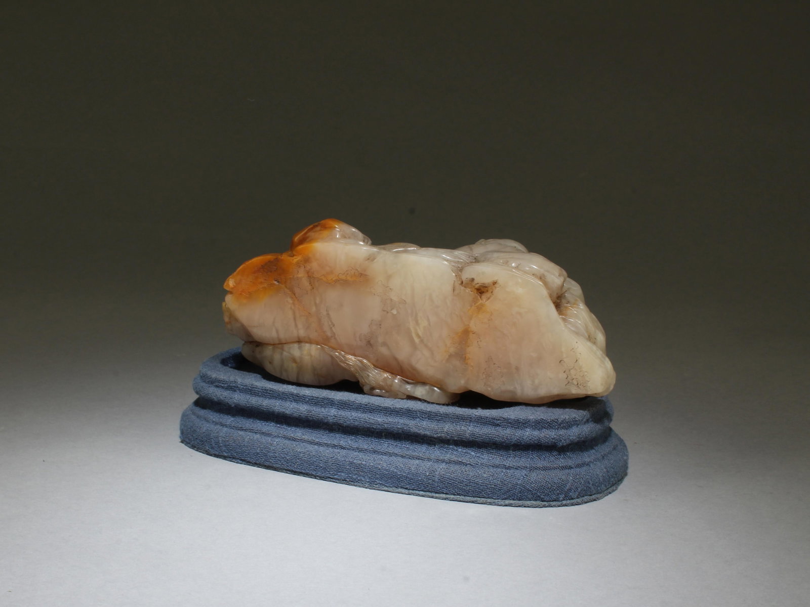 A Carved Soapstone Statue - 5