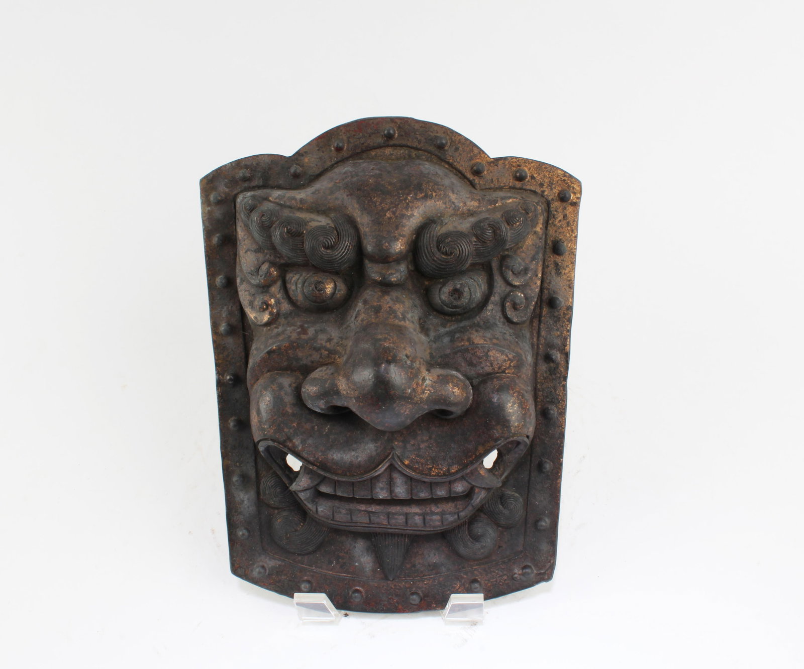 A Bronze Mythical Beast Face Mask (1 of 4)
