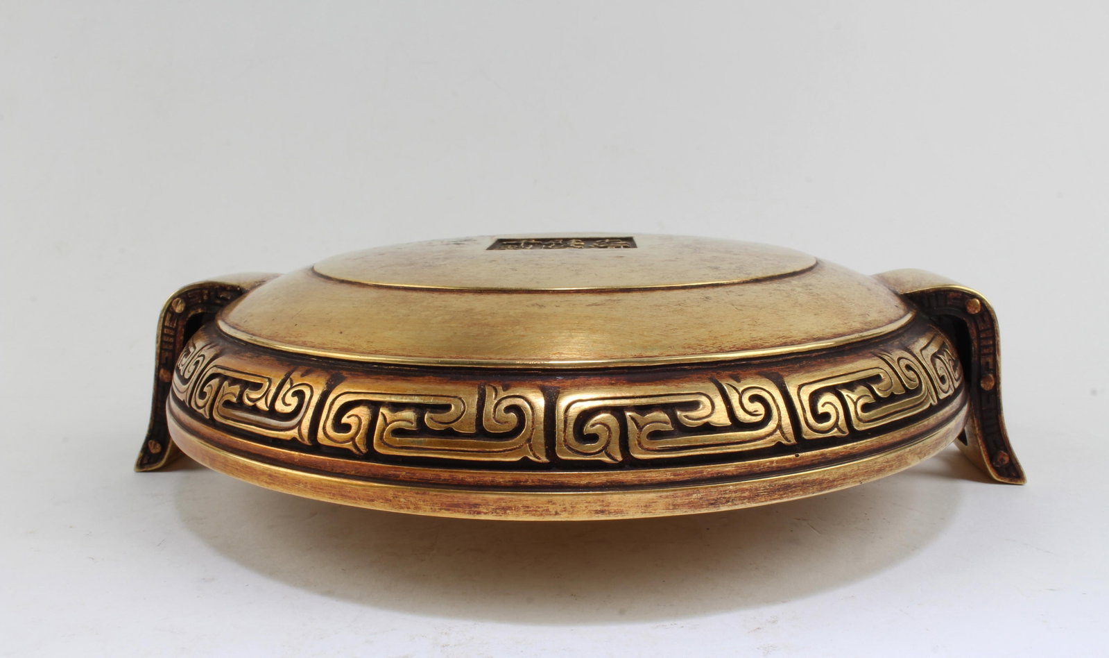 A Gilt Bronze Plate - 4