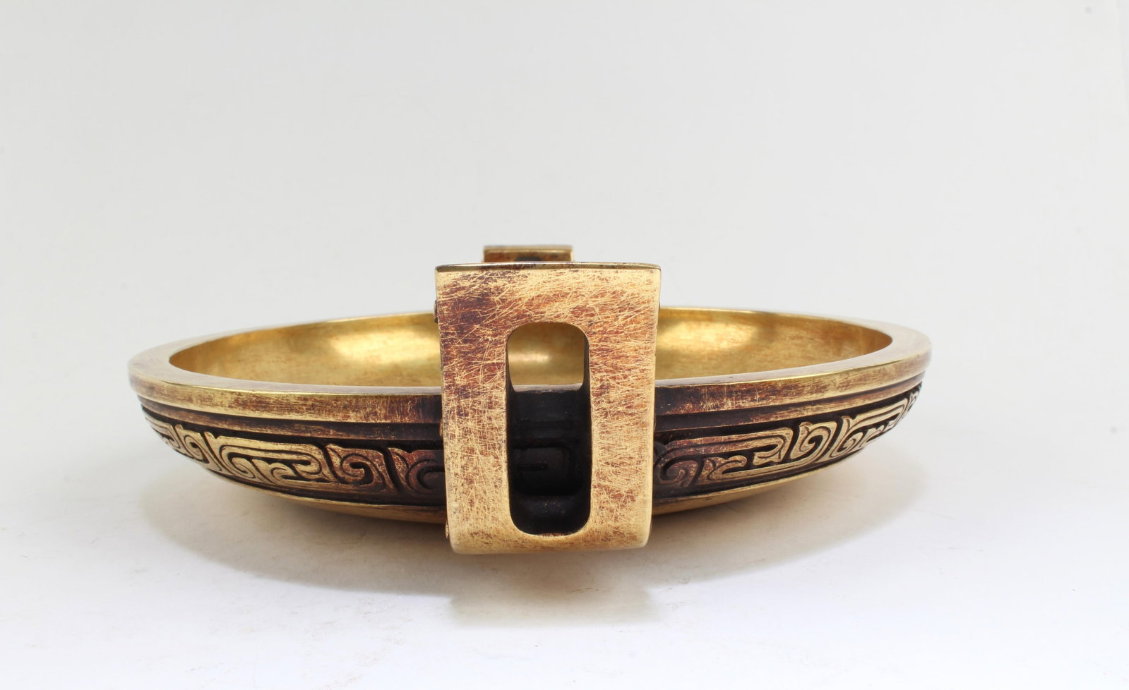 A Gilt Bronze Plate - 5