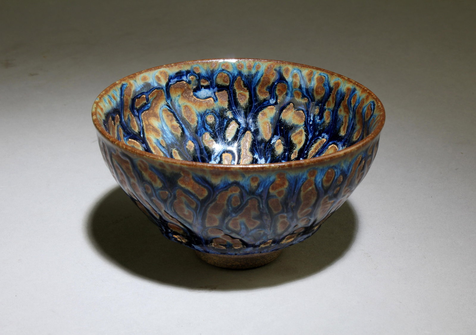 A Chinese JianYao Tea Bowl: A Chinese JianYao Tea Bowl. Dimensions: 2.8" x 5".