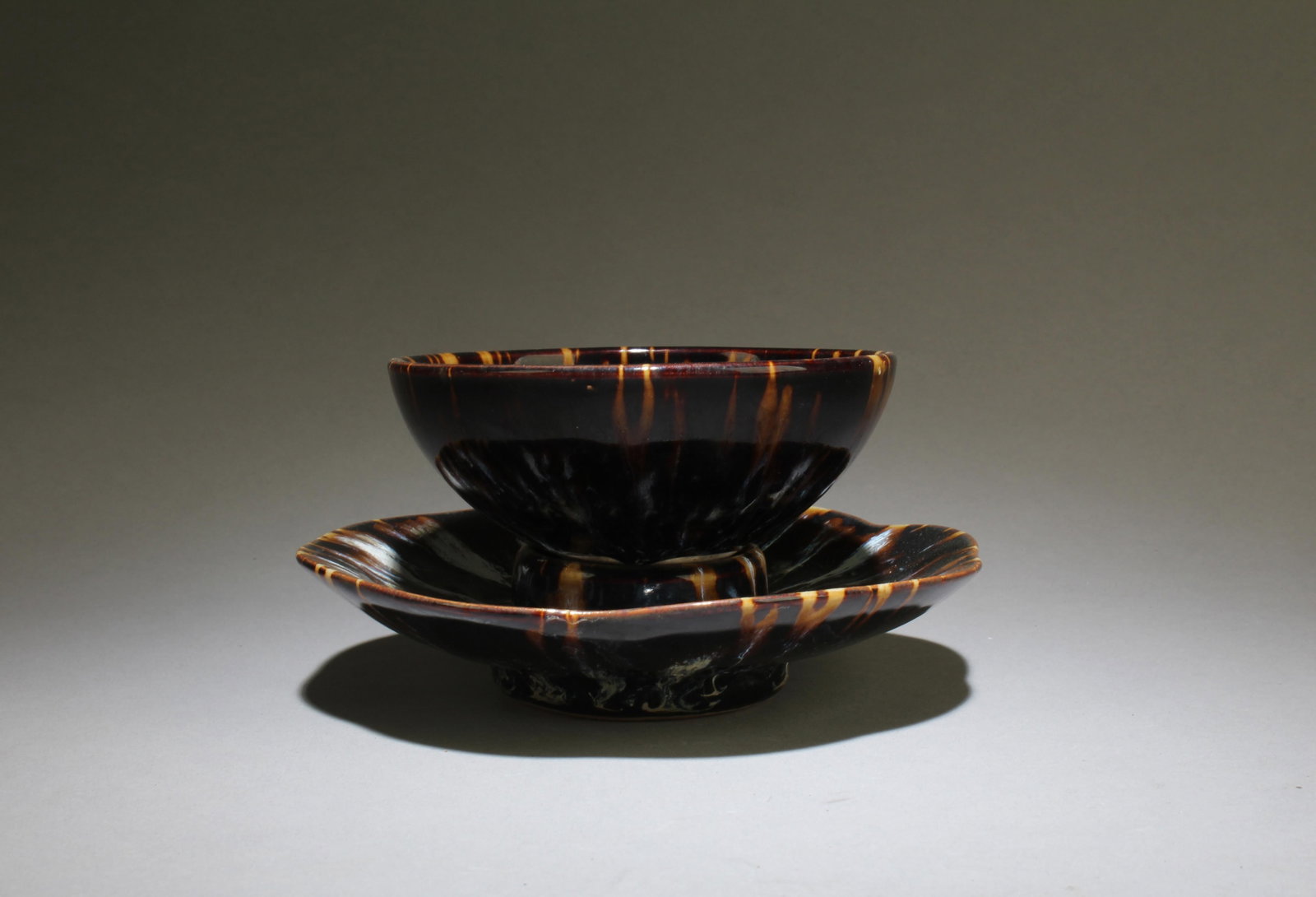Chinese Porcelain Cup with Saucer: Chinese Porcelain Cup with Saucer. Dimensions: 6" x 3" (Cup with Saucer)