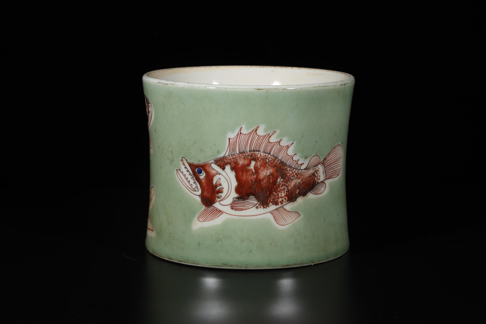 A Porcelain Brushpot - 4