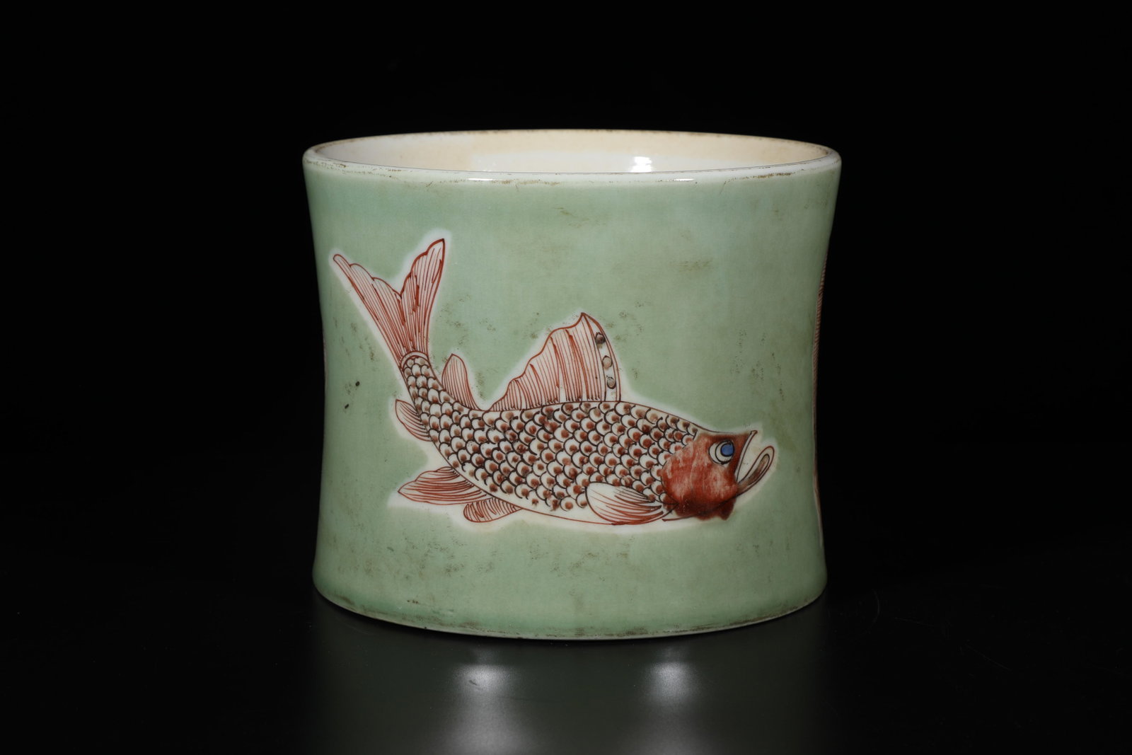A Porcelain Brushpot - 7