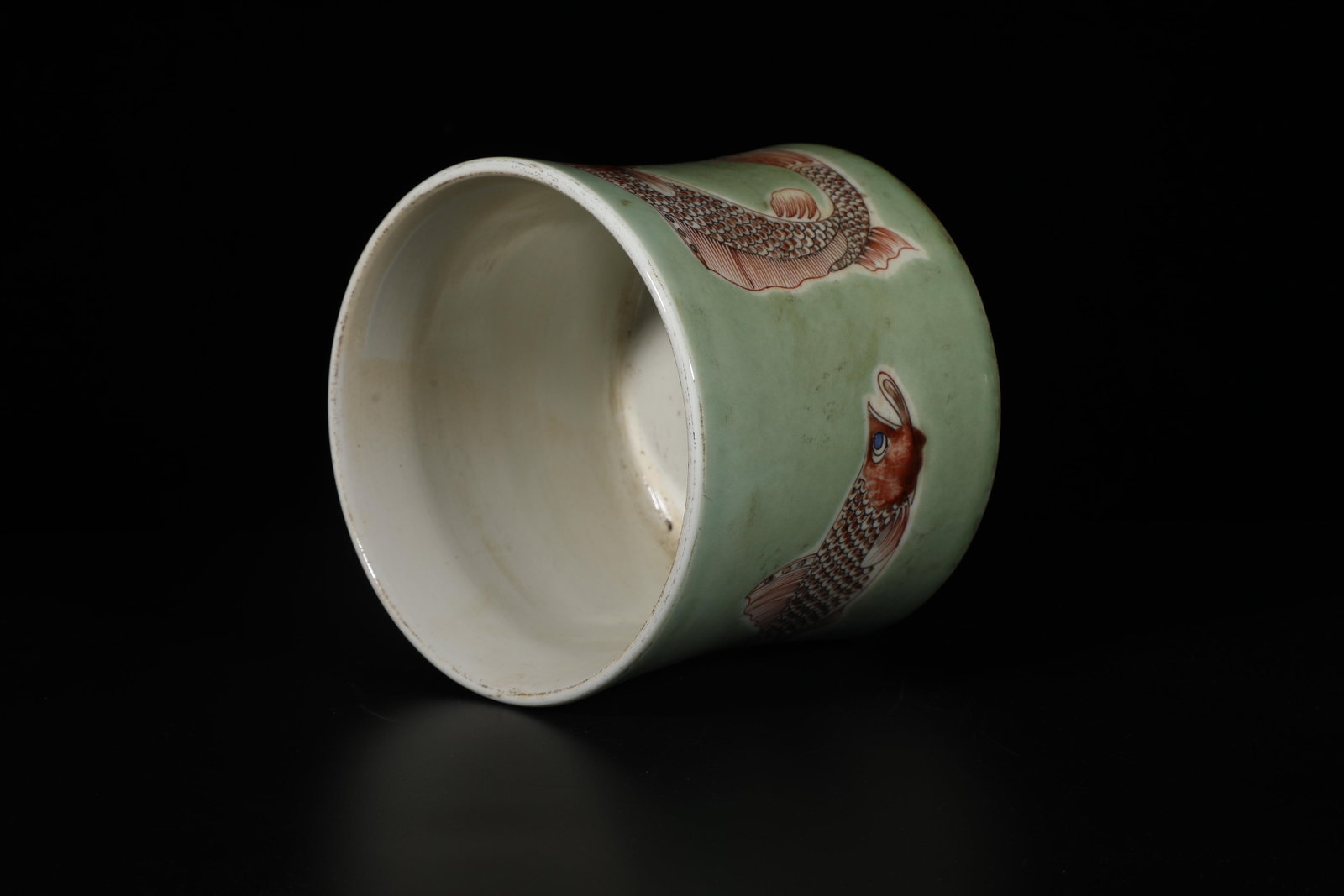 A Porcelain Brushpot - 8