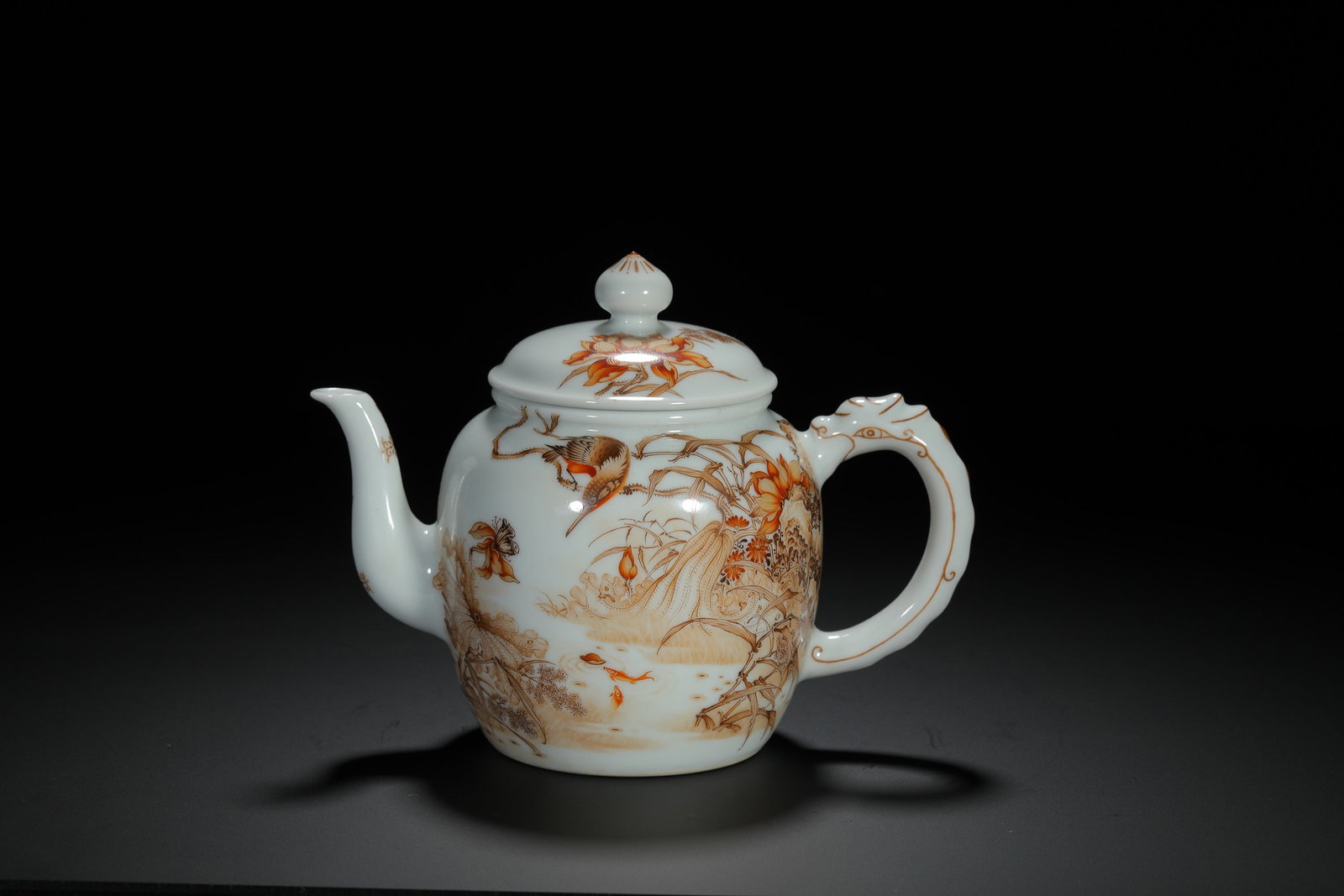 Iron-Red Tea Set - 2