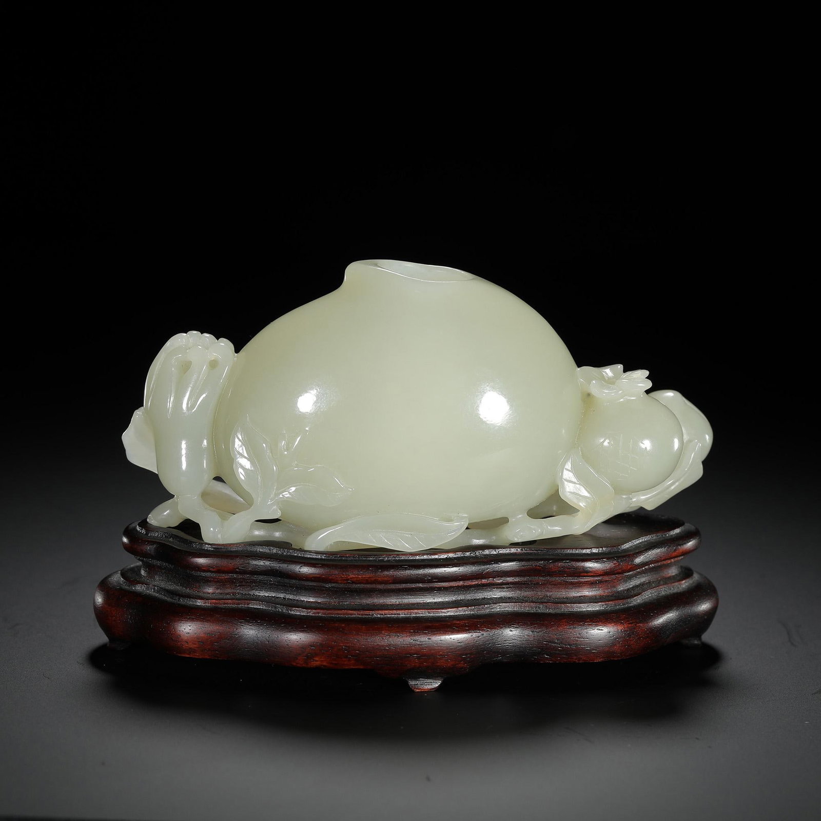 White Jade Peach-Form Washer (1 of 8)