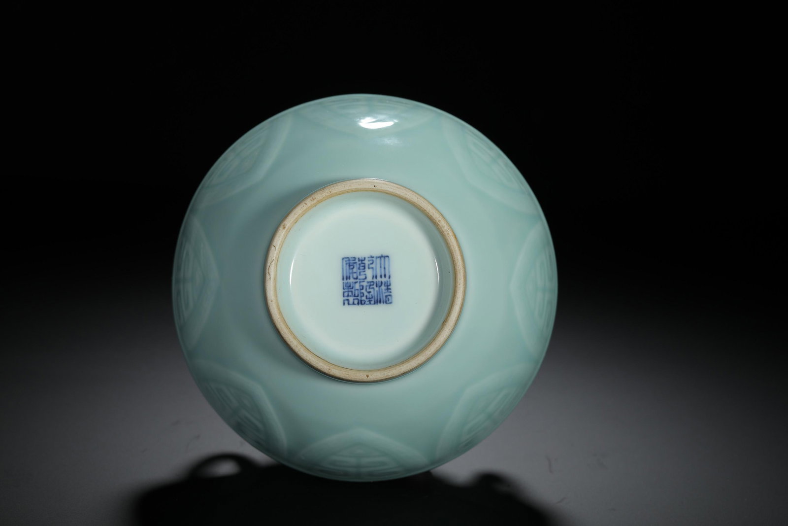 Green-Glazed Cord-Pattern Vase - 9