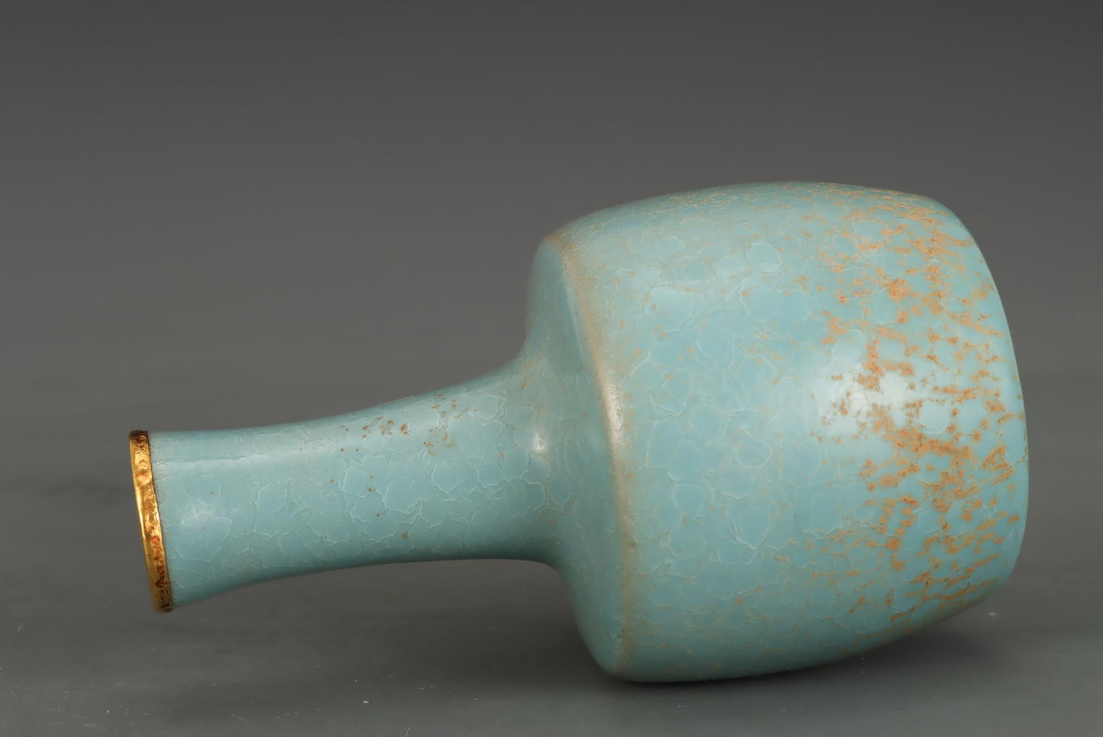 A Ru Ware Celadon Glazed Vase - 6