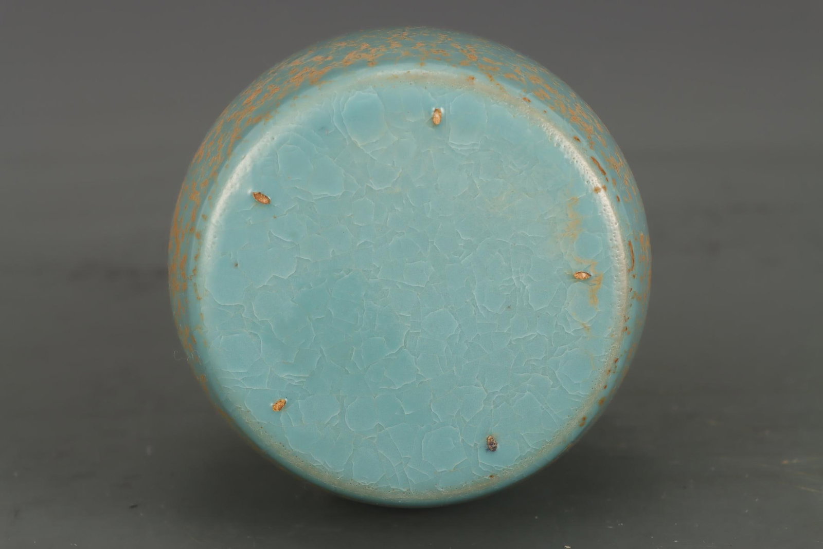 A Ru Ware Celadon Glazed Vase - 9