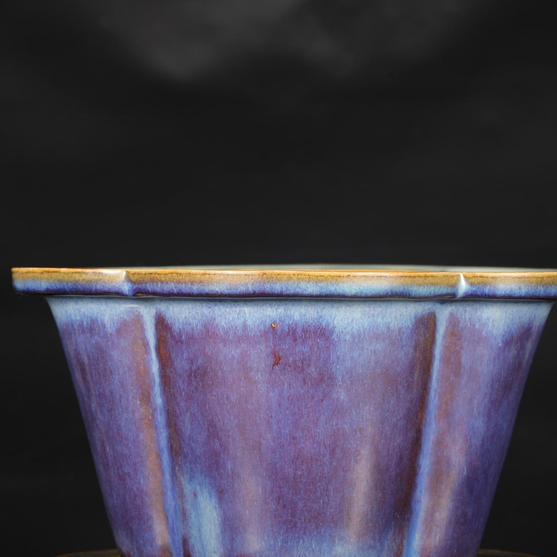 A Jun Ware Flowerpot Set - 3