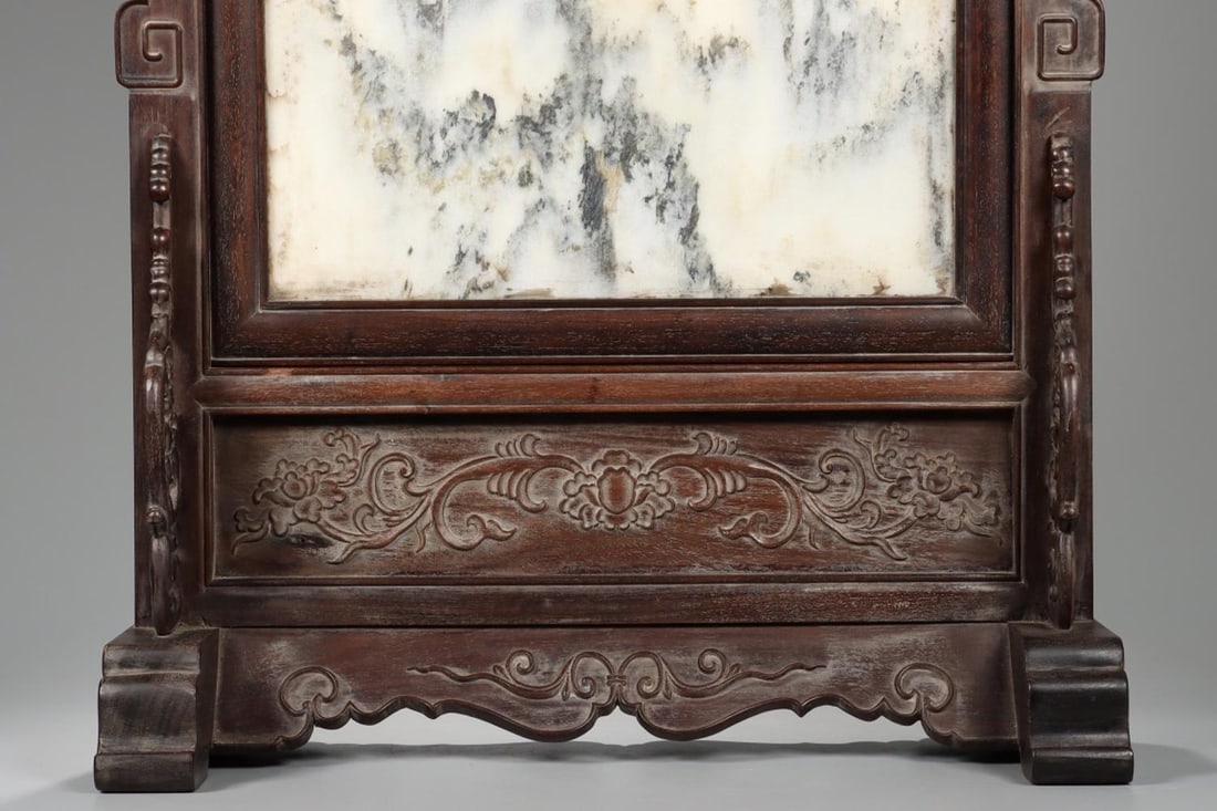 A Hardwood Table Screen - 6