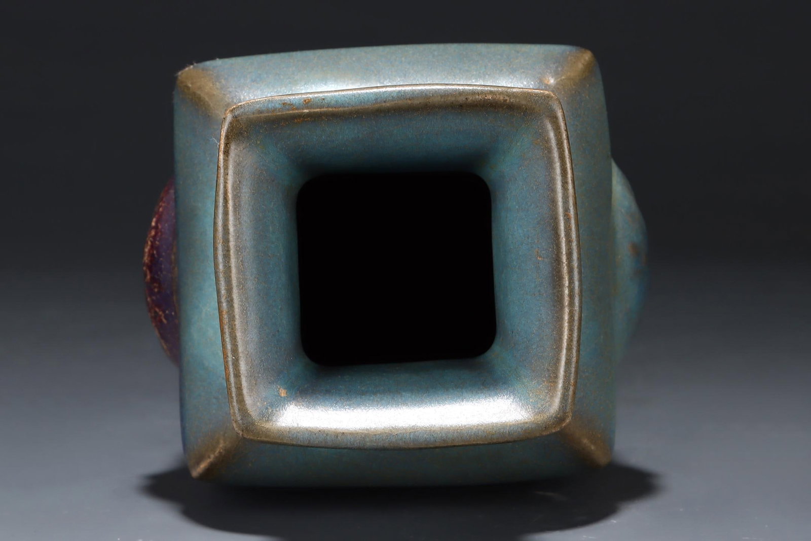 A Jun Ware Square Vase - 8