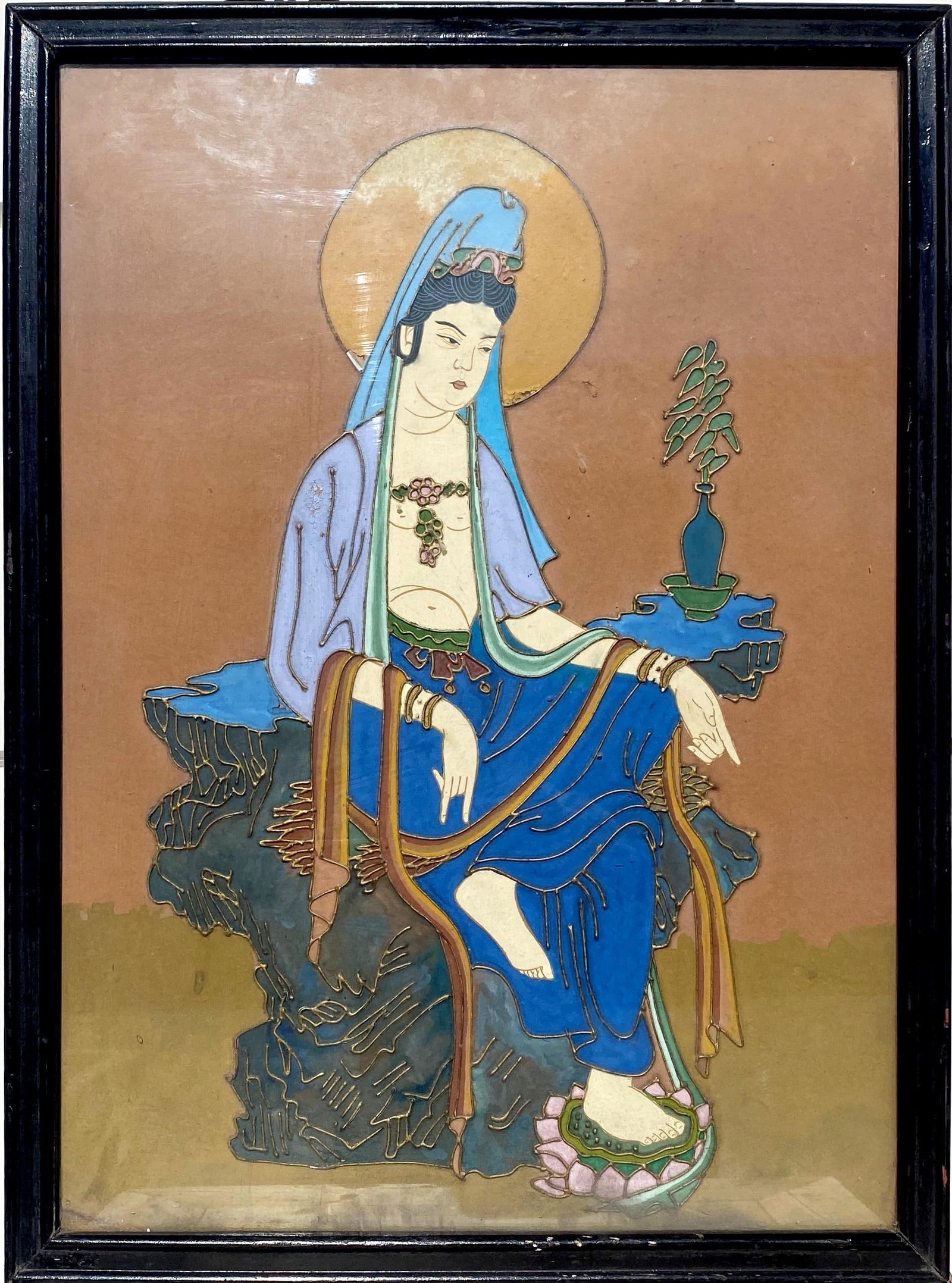 A Framed 'Ni Shuo' Painting (1 of 2)