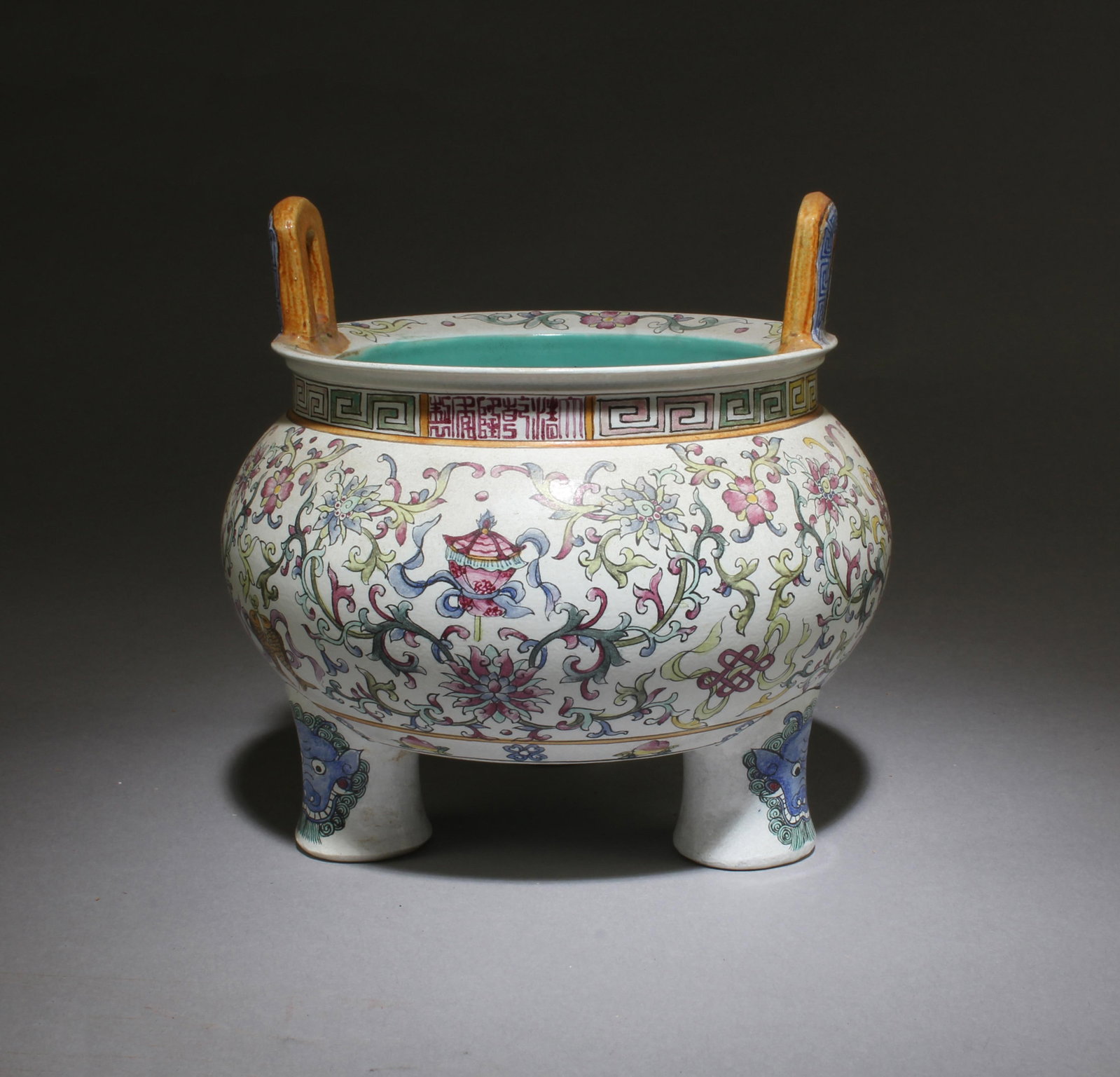 Chinese Porcelain Tripod Censer (1 of 7)