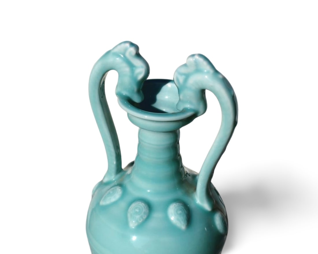 A Celadon Glazed Vase - 4