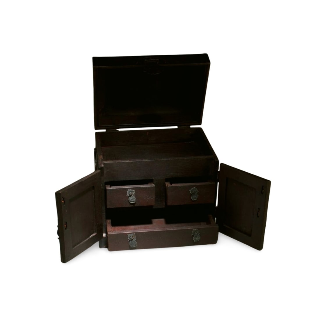 A Hardwood Cabinet Box - 5