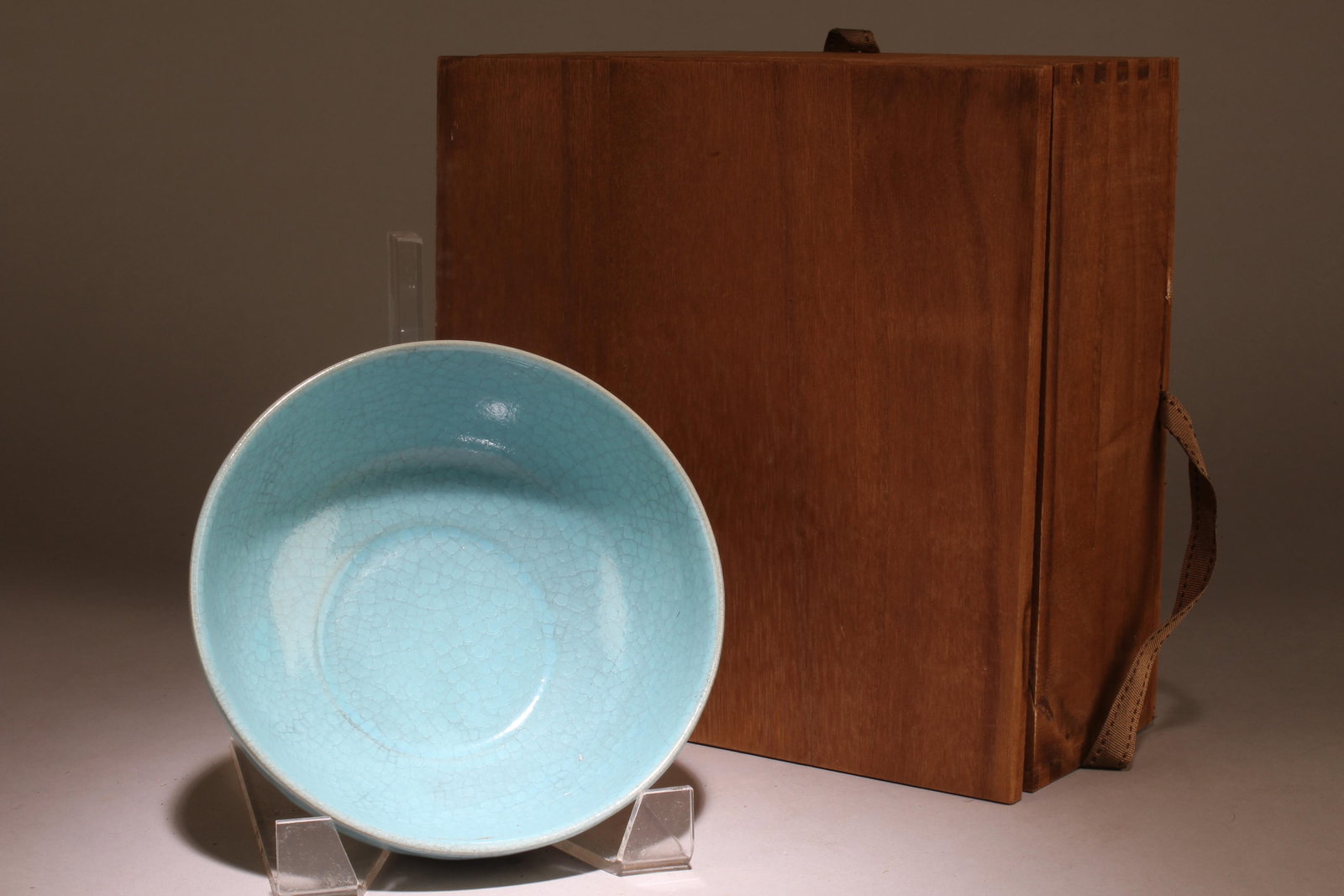 A Ruyao Bowl: A Ruyao Bowl. Dimension: 2.9" x 7.25".
